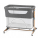 MoMi Smart Bed łóżeczko dostawne 4w1 szare - 1027759 - zdjęcie